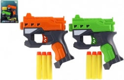 Teddies foam dart pistols for kids, 2 pcs, 12 cm + 6 darts
