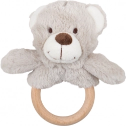 Bigjigs Baby plush bear sensory ring