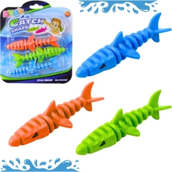 Diving water toys – colorful sharks, set of 3 pcs