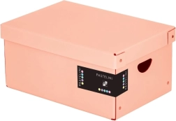 Velika laminirana kutija PASTELINI u boji marelice