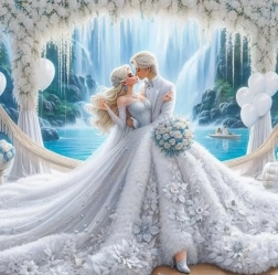 Diamond Painting Wedding 30x40 cm