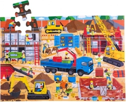 Puzzle da pavimento Cantiere 48 pezzi
