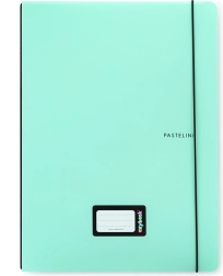 Oxybook Pastelini A4 notebook with PP cover, 40 sheets, green