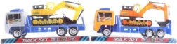 Camion di plastica con escavatore per bambini