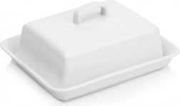 VILDE White Ceramic Butter Dish