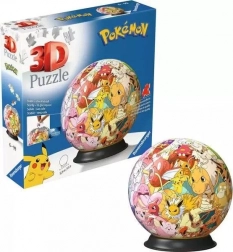 3D-Puzzle-Kugel POKÉMON – 72 Teile auf Sockel