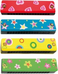 Colorful harmonica