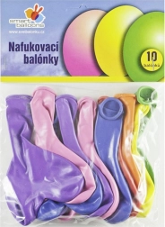 Nadmuchiwane baloniki w kształcie serca 10 szt.