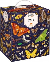 Puzzle 1000 darabos Puzzlove – molylepkék