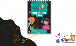 Scratch-off colorful notepaper 10×14 cm, 10 pcs