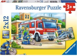 Puzzle RAVENSBURGER policija i vatrogasci 2×12 dijelova