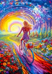 Enjoy puzzle Pedali della libertà 1000 pezzi