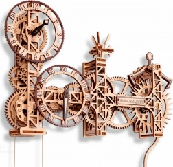 WOODEN CITY puzzle 3D Orologio da parete Steampunk 269 pezzi