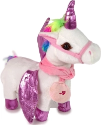 Interactive Plush Unicorn with Pink Wings