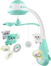 Giostrina per culla con proiettore luminoso Baby Mix menta