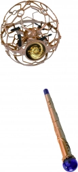 Sfera volante con bacchetta magica a telecomando 13 cm