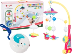 Crib Mobile with Remote Control and UFO Projector