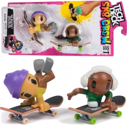 Tech Deck Sk8 Crew – set de 2 fingerboards et 2 figurines, série 1