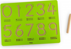 VIGA graphomotor board numbers for writing practice