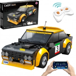CaDA RC Building Set Racing Car FIAT ABARTH 131, 216 pieces, Dual Mode