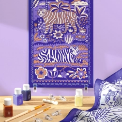 Pittura su seta Atelier 10 di DJECO