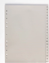 Divisore A4 A-Z Grigio