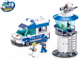 Sluban Metropolis police car and tower building set
