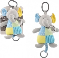 Wind-up Plush Elephant with Music Box