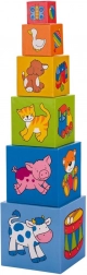 Rakásolható képtornyok GOKI kockákból