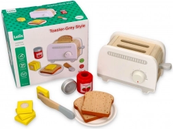 Dřevěný topinkovač pro děti – šedý