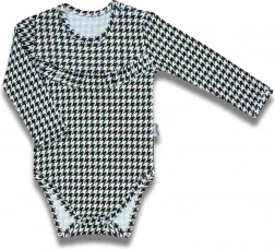Cotton baby bodysuit with long sleeves Nicol Viki