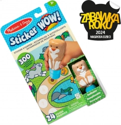 Sticker WOW! Bunny with Stamps