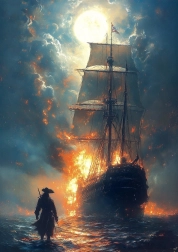 1000 darabos lángoló kirakós játék