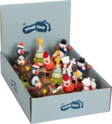 small foot karácsonyi és téli táncoló fa figura