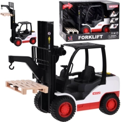 Toy Forklift with Rubber Wheels and Pallet