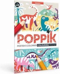 Affiche à colorier Dinosaure