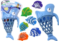 Panier pour attraper des poissons dans l’eau – requin bleu