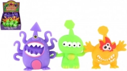 Antistress alien da spremere – giocattolo vischioso 8–9 cm, 3 colori
