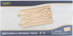 Maxim Crossing for Wooden Train Tracks, Double-Sided