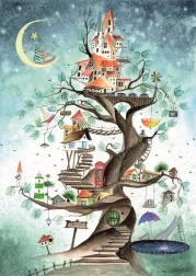 Fairy Tale of the Tree puzzle 1000 pieces Magnolia