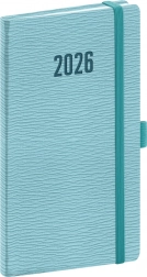 Agenda tascabile Rivoli 2026 azzurro chiaro