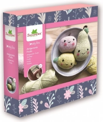Lovely box fruits crochetés – kit créatif amigurumi