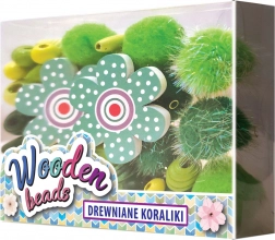 Holzperlen für Kinder – kreativer Mix mit Pompons TOYS INN