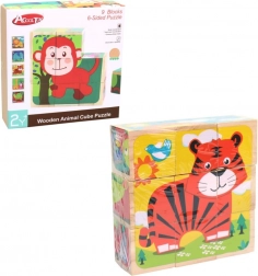 Wooden Blocks with Animal Motifs