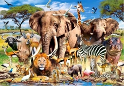 Puzzle Animali della savana 1500 pezzi CASTORLAND