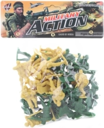 Plastic Toy Soldiers in a Bag 6 cm – Two Color Sets