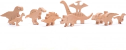 Set drvenih dinosaura Bajo 10 kom