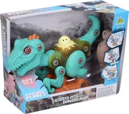 Schroevendraaier dinosaurus met effecten 20 cm