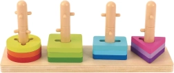 Sorter di forme Montessori in legno TOOKY TOY