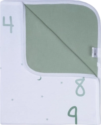 Bubaba Blanket My First Year Green-White